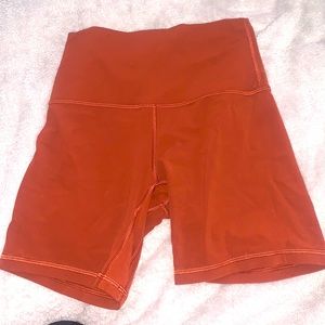 Lululemon align 6” shorts dark terracotta size 4